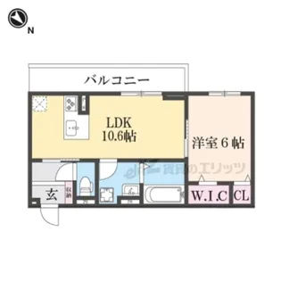 エレガンスビュー【2階】の間取り