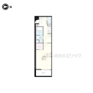 クアトロ・ソレイユ【1階】の間取り