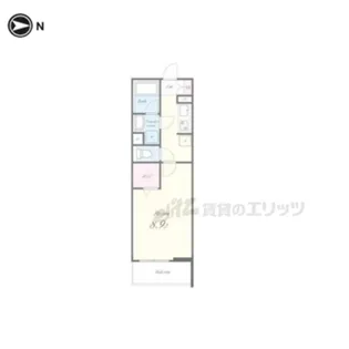 クアトロ・ソレイユ【302号室】の間取り