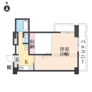 メゾン白川【307号室】の間取り