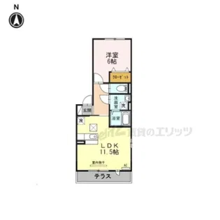 プリムローズ【101号室】の間取り
