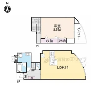 ミューズエリア【1階】の間取り