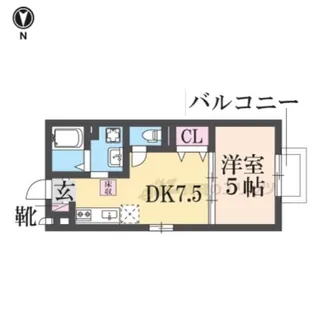 サン・ボーナル【1階】の間取り