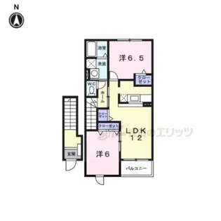 ぺルラA【2階】の間取り