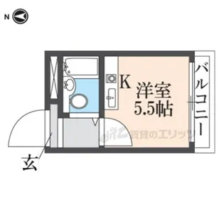 コーワ伊丹【7階】の間取り