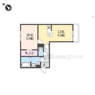 シャーロット石橋駅前【1階】の間取り