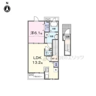 レジデンス・サツキ?【2階】の間取り