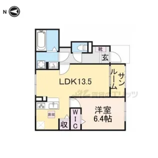 ブリリアント?【1階】の間取り