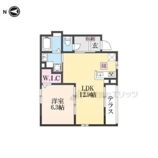 ブリリアント?【1階】の間取り