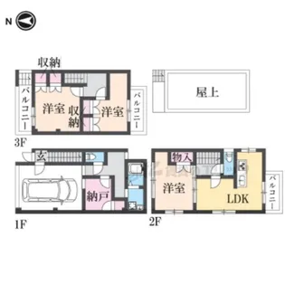 京都府京都市東山区泉涌寺五葉ノ辻町【一戸建】の間取り