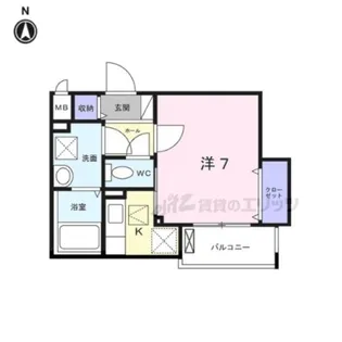 サンレーベ東垣外【1階】の間取り