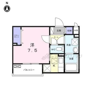 サンレーベ東垣外【1階】の間取り