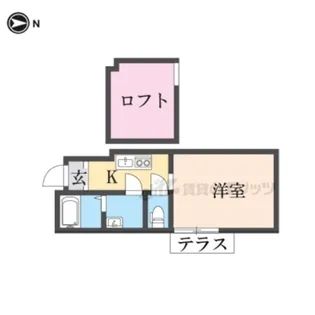 1Kの間取り画像