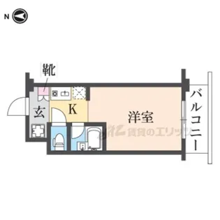 フォレストコート長瀬【501号室】の間取り