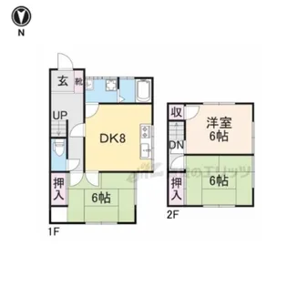 奈良県奈良市学園大和町3丁目【一戸建】の間取り