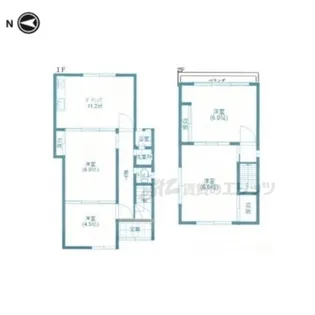 奈良県桜井市大泉【一戸建】の間取り
