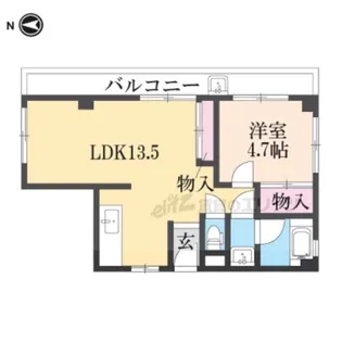 ふじハイツ【201号室】の間取り
