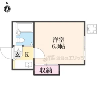 レオパレス新伊丹第2【102号室】の間取り