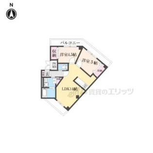 I-PLACE東垣内【404号室】の間取り