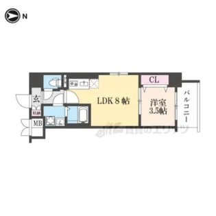 CREST TAPP 京都西京極 DEX【5階】の間取り
