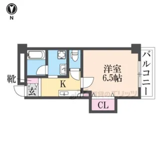 エクセル新伊丹【5階】の間取り
