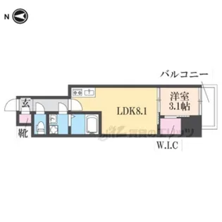 レーヴメゾン出屋敷【11階】の間取り