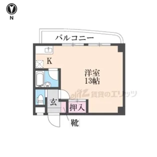 メイフェア?伊丹【401号室】の間取り