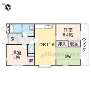 COLLECTION伊丹【3階】の間取り