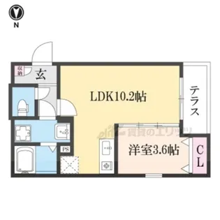 ジーメゾン枚方走谷ルクシエ【3階】の間取り