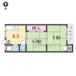 大栄マンション【2階】の間取り