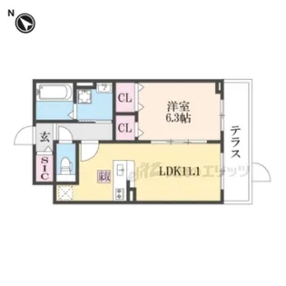 和幸館【1階】の間取り