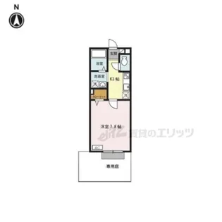 ディーフレア南本町【1階】の間取り