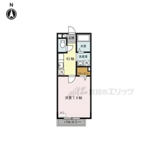 ディーフレア南本町【2階】の間取り