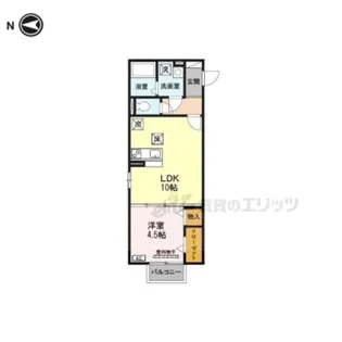 フロント リバー【1階】の間取り