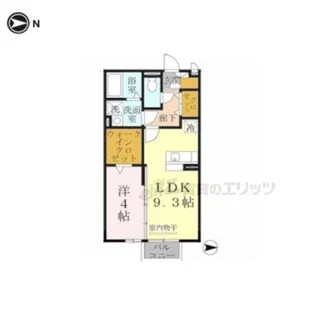 フロント リバー【2階】の間取り