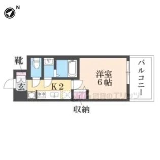 プレサンス大津京町ベルリーヴァ【8階】の間取り