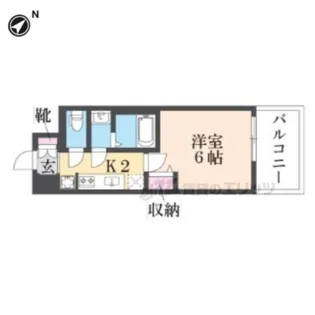 プレサンス大津京町ベルリーヴァ【10階】の間取り