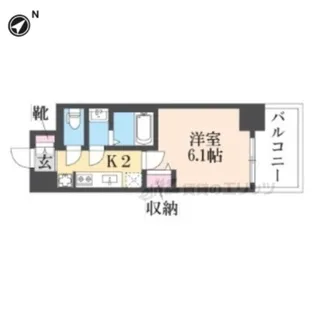 プレサンス大津京町ベルリーヴァ【10階】の間取り