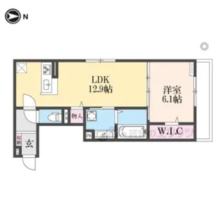 カーサ・コチネッラ【1階】の間取り