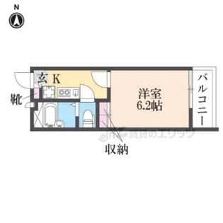 レオパレスカサグランデ【3階】の間取り