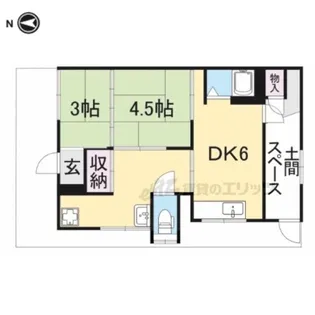 奈良県大和高田市大字有井【テラスハウス】の間取り