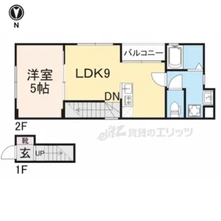 ボヌールハウス京都稲荷【3階】の間取り