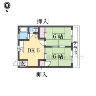 辻本マンション【1階】の間取り