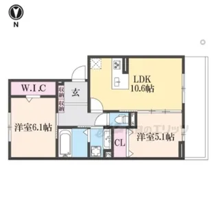 UTATA(ウタタ)【1階】の間取り