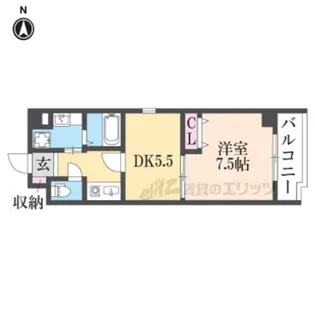 トーシンクレール塚口【3階】の間取り