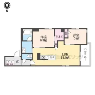 イズ?【201号室】の間取り