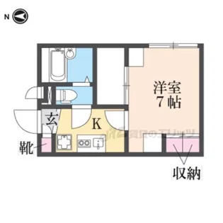 レオパレスTWINKLE【2階】の間取り