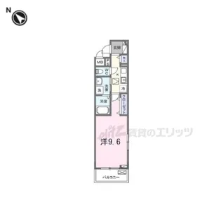 フリージア【101号室】の間取り