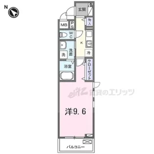 フリージア【301号室】の間取り