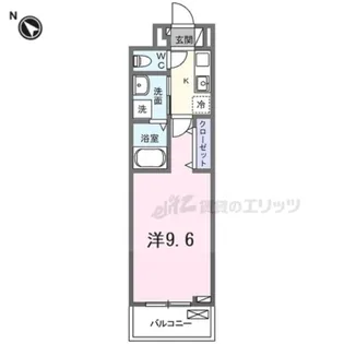 フリージア【304号室】の間取り